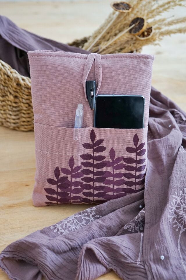 Mor Mürdüm Yapraklar Organizer